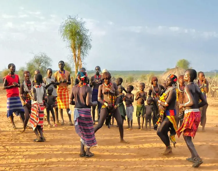 Hamer Evangadi Dance / የሐመር የማታ ጭፈራ